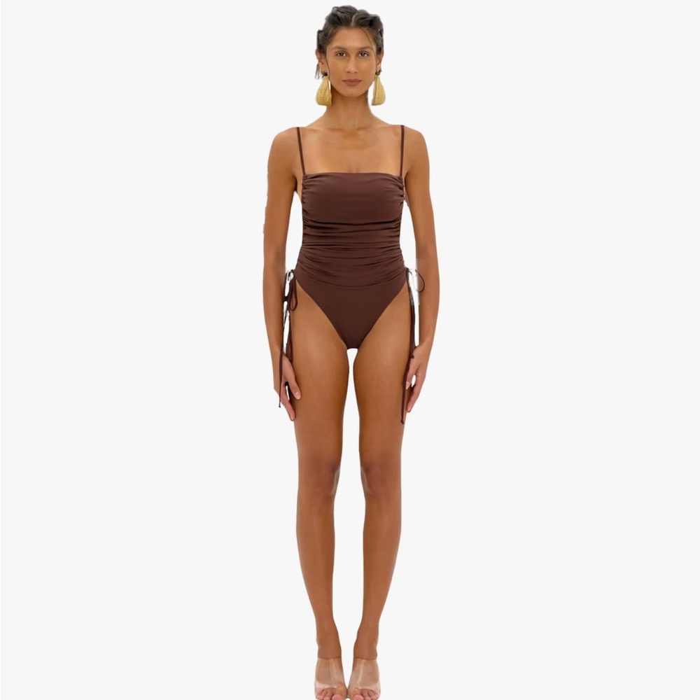 NWT ANDREA IYAMAH ADAN COCOA ONE PIECE SWIMSUIT